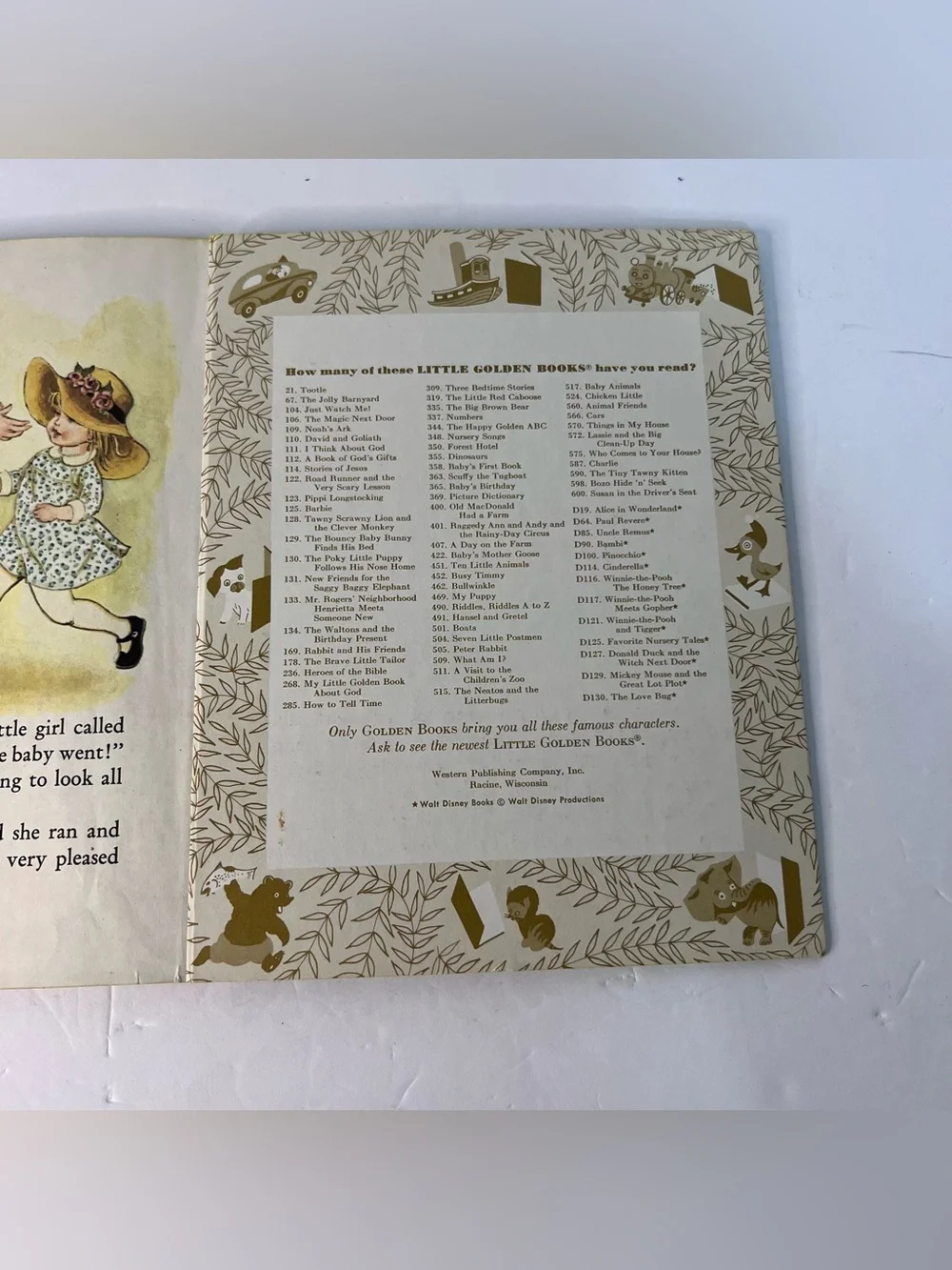 Where Did the Baby Go? ~ 1st ed. childrens Little Golden Book 116, Eloise Wilkin